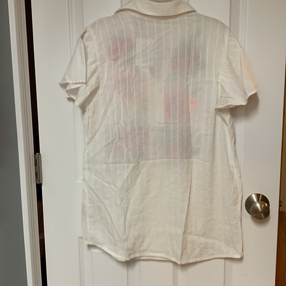 Embroidered Beaded Floral Tunic - Picture 4 of 6